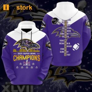 Ravens 2023 Super Bowl Champions Shirt