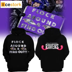 Ravens Flock Around And Find Out Hoodie