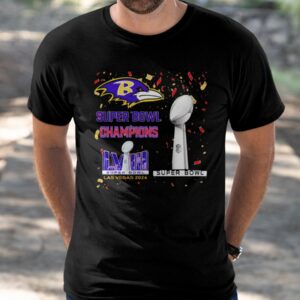 Ravens Super Bowl Champions LVIII Las Vegas 2024 shirt