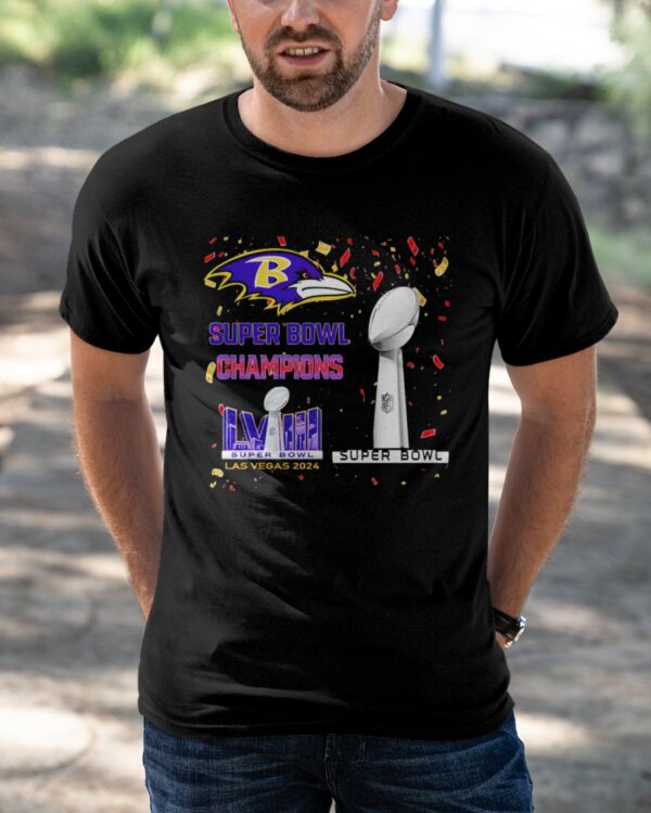 Ravens Super Bowl Champions LVIII Las Vegas 2024 Shirt