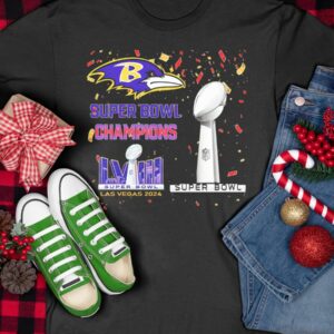 Ravens Super Bowl Champions LVIII Las Vegas 2024 shirt1