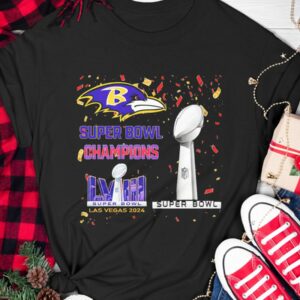 Ravens Super Bowl Champions LVIII Las Vegas 2024 shirt555