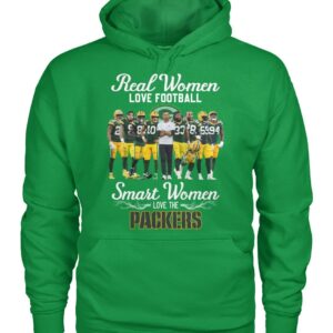 Real Women Love Football Smart Women Love The Packers Shirt