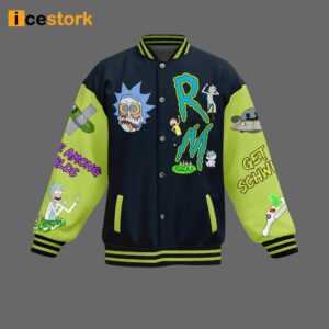 Rick And Morty Peace Among Worlds Baseball Jacket