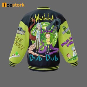 Rick And Morty Peace Among Worlds Baseball Jacket