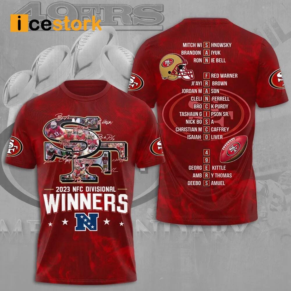 SF 2023 NFC Divisional Winners Shirt - Icestork