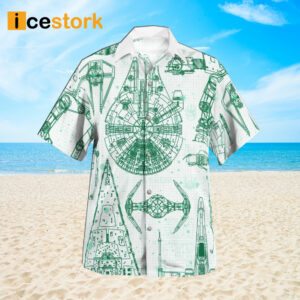 SW Ships Drawing Set Hawaiian Shirt And Short