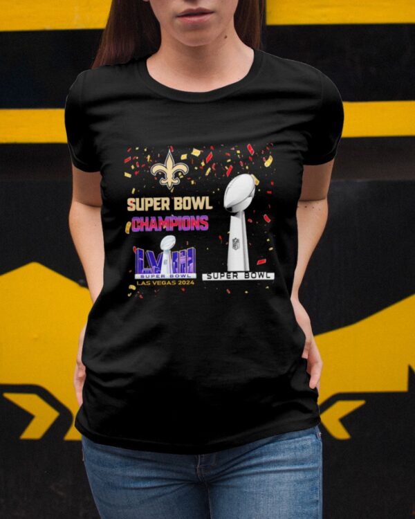 Saints Super Bowl Champions LVIII Las Vegas 2024 shirt