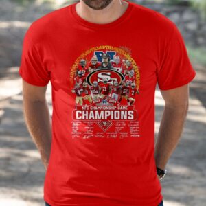 San Francisco 49ers 2023 2024 NFC Championship Game Champions T Shirt23