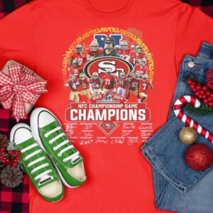 San Francisco 49ers 2023 2024 NFC Championship Game Champions T Shirt23