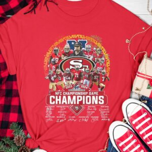 San Francisco 49ers 2023 2024 NFC Championship Game Champions T Shirt23