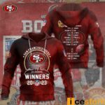 San Francisco 49ers NFC Divisional Winners 2023 Hoodie