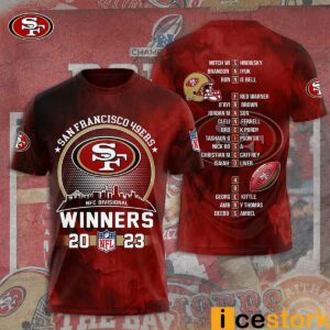 San Francisco 49ers NFC Divisional Winners 2023 Hoodie