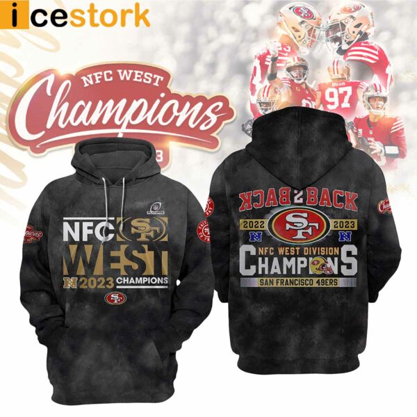 San Francisco 49ers NFC West 2023 Champions Hoodie