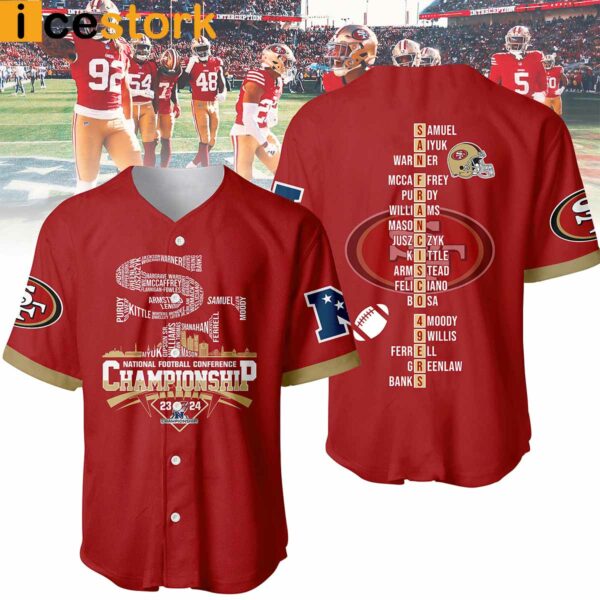 San Francisco 49ers National Football Conference Championship 23 24 Jersey