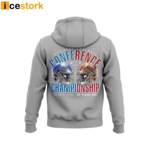 San Francisco 49ers vs Detroit Lions 2023 NFC Championship Matchup Hoodie