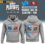 San Francisco 49ers vs Detroit Lions 2023 NFC Championship Matchup Hoodie