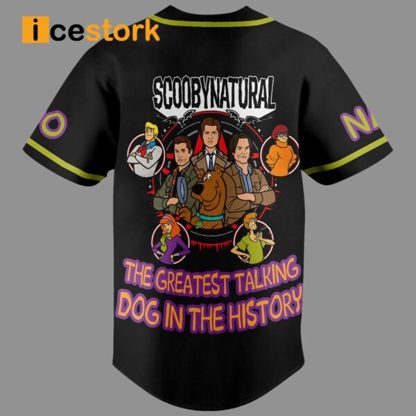 Scooby Natural The Greatest Talking Dog In The History Custom Jersey