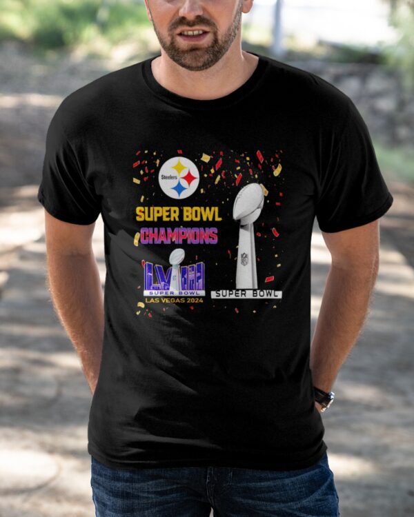 Steelers Super Bowl Champions LVIII Las Vegas 2024 Shirt