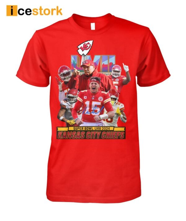 Super Bowl LVIII 2024 Chiefs Shirt