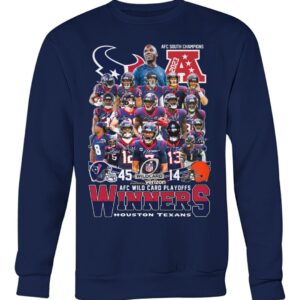 Texans 45 14 Browns AFC Wild Card Playoffs Shirt