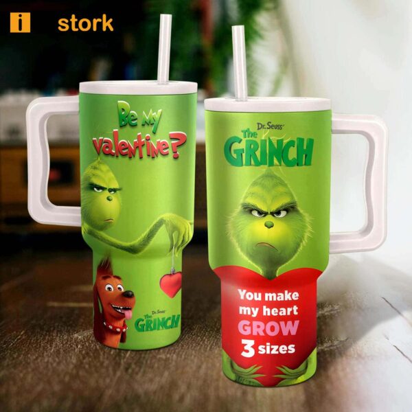 The Grnch You Make My Heart Grow 3 Sizes 40oz Stanley Tumbler
