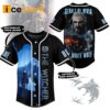 The Witcher Geralt Of Rivia The White Wolf Custom Name Baseball Jersey