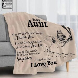 To My Aunt For All The Times I Forget To Thank You Blanket