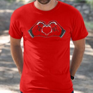 Travis Kelces Heart Hand Shirt