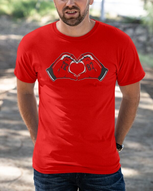 Travis Kelce Heart Hand Shirt