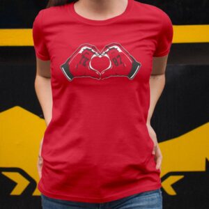 Travis Kelces Heart Hand Shirt