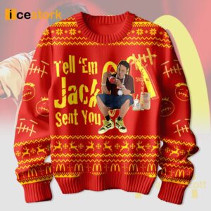 Travis Scott Tell 'em Jack Sent You Mcdonald's Ugly Sweater