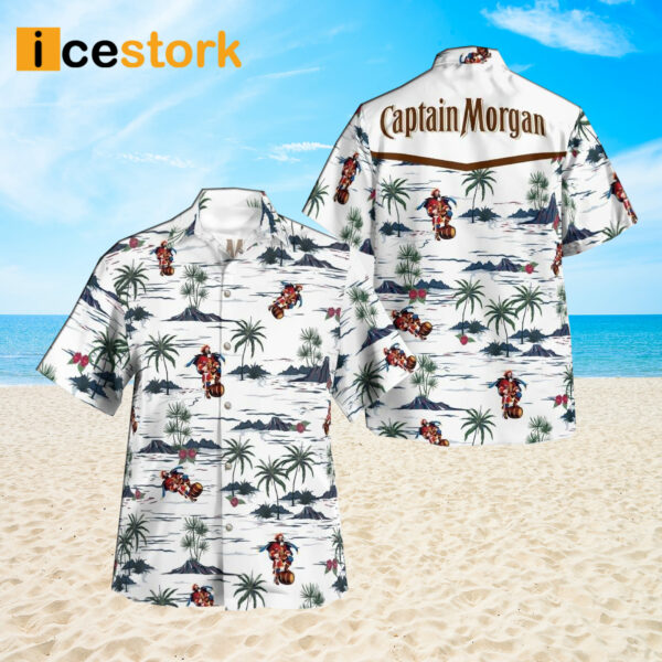 Tropical Captain Morgan Set Hawaiian Shirt