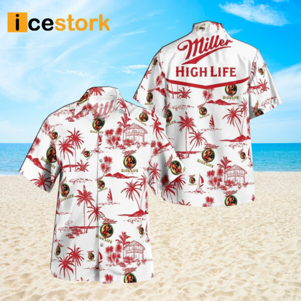 Tropical Miller High Life Hawaiian Shirt