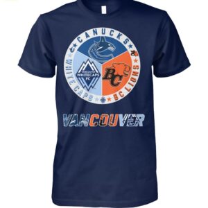 Vancouver Canucks White Caps Bc Lions Shirt