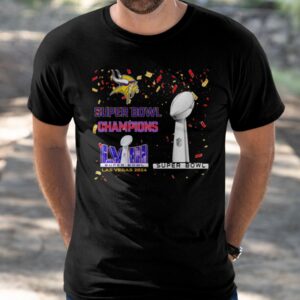 Viking Super Bowl Champions LVIII Las Vegas 2024 shirt