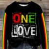 Women’s One Love Print Sweatshirt