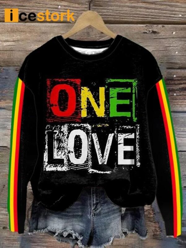 Women’s One Love Print Sweatshirt