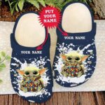 Yankees Personalized Yoda Autism Crocs