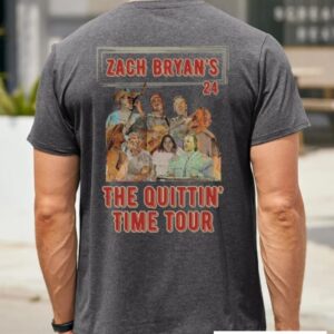 Zach Bryan's The Quittin' Time Tour 2024 Shirt