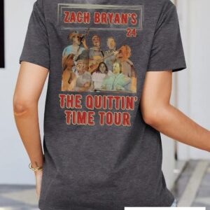 Zach Bryan's The Quittin' Time Tour 2024 Shirt