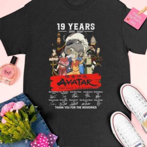 19 Years 2005 2024 Avatar The Last Airbender Thank You For The Memories Shirt