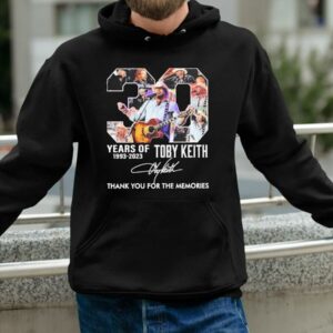 30 Years Of 1993 2023 Toby Keith Thank You For The Memories Shirt