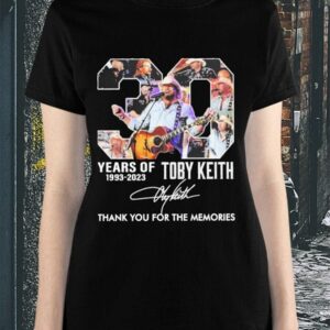 30 Years Of 1993 2023 Toby Keith Thank You For The Memories Shirt