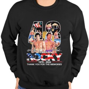 48 Years Of Rocky 1976 – 2024 Thank You For The Memories Shirt