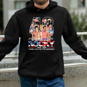 48 Years Of Rocky 1976 – 2024 Thank You For The Memories Shirt