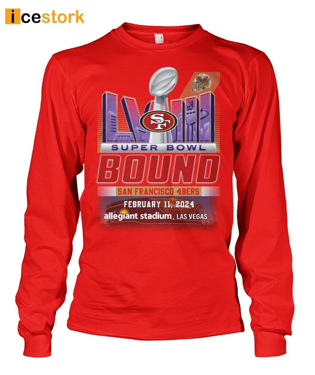 49ers Super Bowl February 11 2024 Allegiant Stadium Las Vegas Shirt