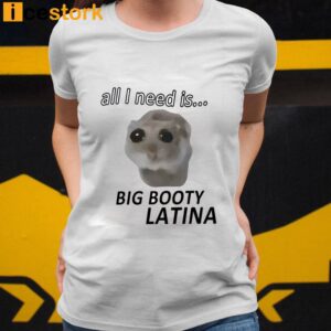 All I Need Is Big Booty Latina Shirt