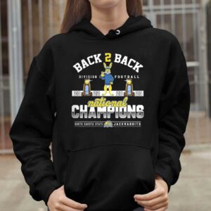 Back To Back Division I Football 2022 2023 National Champions South Dakota State Jackrabbits Shirt 1 1