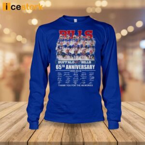 Bills 65th Anniversary Thank You For The Memories Shirt